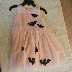 Pink Bat-Themed Kids Costume Dress